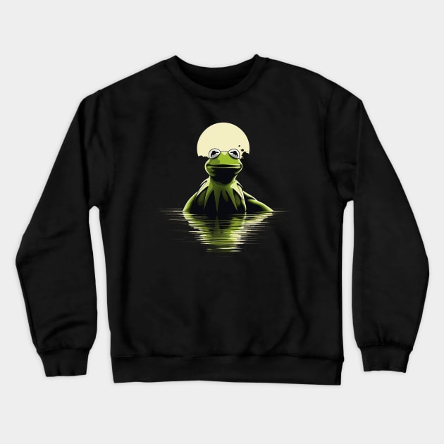 kermit Crewneck Sweatshirt by piratesnow